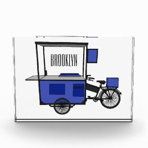 Bloque Para Fotos Ilustracion personalizado de carrito de alimentos