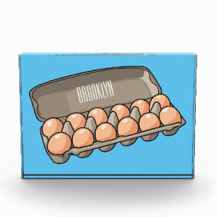 Bloque Para Fotos Ilustracion personalizado de cartón de huevo
