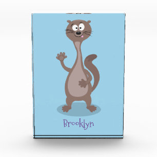 Bloque Para Fotos Ilustracion personalizado de comadreja divertida