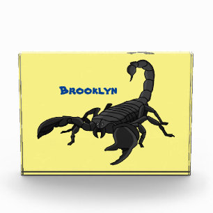 Bloque Para Fotos Ilustracion personalizado de escorpión hambriento 