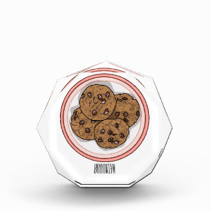 Bloque Para Fotos Ilustracion personalizado de galletas de chocolate