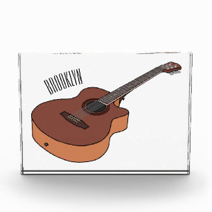 Bloque Para Fotos Ilustracion personalizado de guitarra acústica