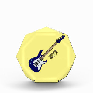 Bloque Para Fotos Ilustracion personalizado de guitarra eléctrica