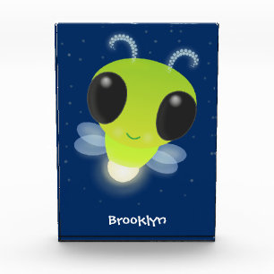 Bloque Para Fotos Ilustracion personalizado de luciérnaga con brillo