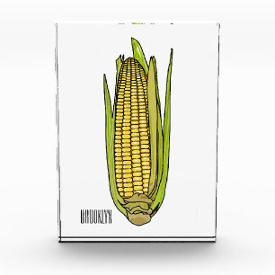 Bloque Para Fotos Ilustracion personalizado de maíz