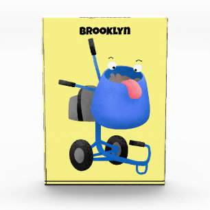 Bloque Para Fotos Ilustracion personalizado de mezclador de cemento