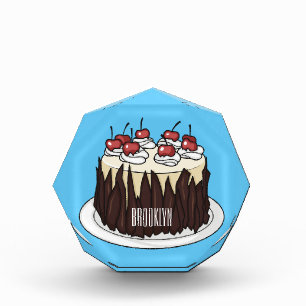 Bloque Para Fotos Ilustracion personalizado de pasteles de la Selva 