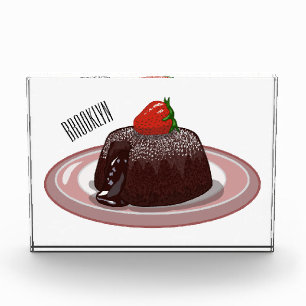 Bloque Para Fotos Ilustracion personalizado de pastelitos de lava de