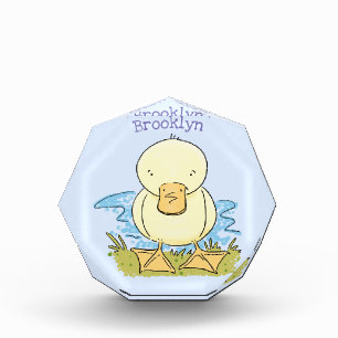Bloque Para Fotos Ilustracion personalizado de pato amarillo