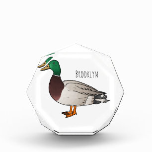 Bloque Para Fotos Ilustracion personalizado de pato mallard