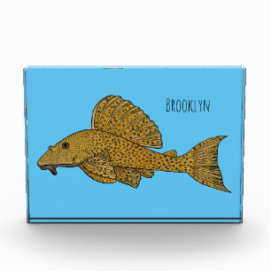 Bloque Para Fotos Ilustracion personalizado de pescado Pleco