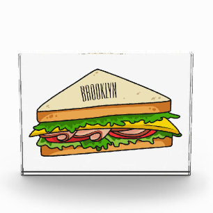 Bloque Para Fotos Ilustracion personalizado de sándwich
