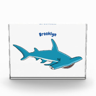 Bloque Para Fotos Ilustracion personalizado de tiburón martillo