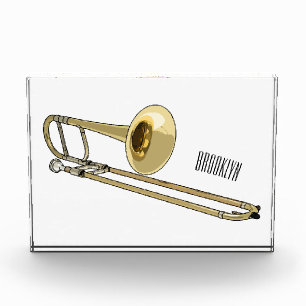 Bloque Para Fotos Ilustracion personalizado de Trombone