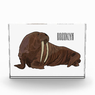Bloque Para Fotos Ilustracion personalizado de Walrus