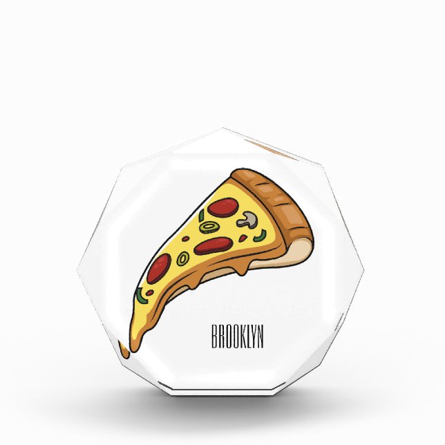 Bloque Para Fotos Ilustracion personalizado Pizza (Anverso)