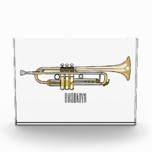 Bloque Para Fotos Ilustracion personalizado Trumpet