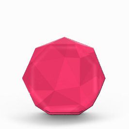 Bloque Para Fotos Ilustracion triangular rosa, fresco, único y de mo