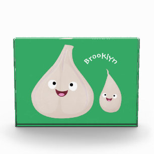 Bloque Para Fotos Ilustracion vegetal de personalizado de ajo dulce