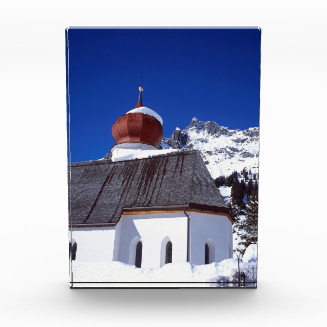 Bloque Para Fotos Imagen impresa con tarjeta de vacaciones en Austri (Anverso)