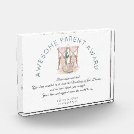 Bloque Para Fotos Increíble Boda Primario Presidente Gracias