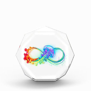 Bloque Para Fotos Infinidad con las medusas del arcoiris