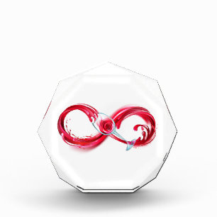 Bloque Para Fotos Infinito con vino Rojo