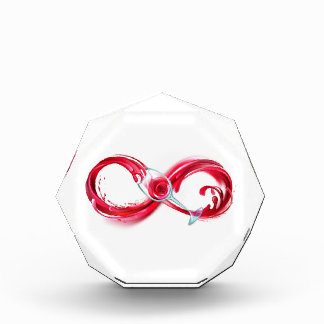 Bloque Para Fotos Infinito con vino Rojo