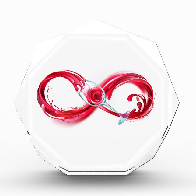 Bloque Para Fotos Infinito con vino Rojo (Anverso)