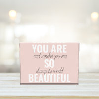 Inspiración, Eres Tan Hermosa Cita Positiva