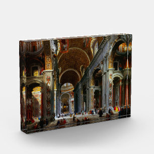 Bloque Para Fotos Interior de la Basílica de San Pedro, Roma
