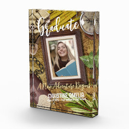 Bloque Para Fotos Invitación de tema de aventura vintage personaliza