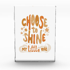 Bloque Para Fotos Irradia Positividad: Elige Brillar Inspiradorament