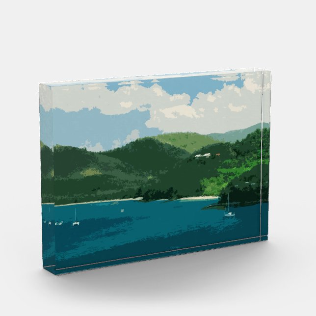 Bloque Para Fotos Island Paradise Retro (Izquierda)