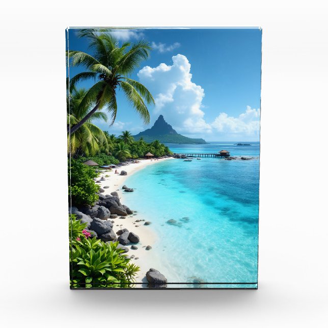 Bloque Para Fotos islas Maldivas (Anverso)