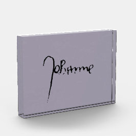 Bloque Para Fotos Jeanne d'Arc Saint Joan Heilige Johanna Signature