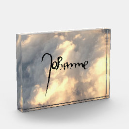 Bloque Para Fotos Jeanne d'Arc Saint Joan Heilige Johanna Signature