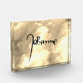 Bloque Para Fotos Jeanne d'Arc Saint Joan Heilige Johanna Signature