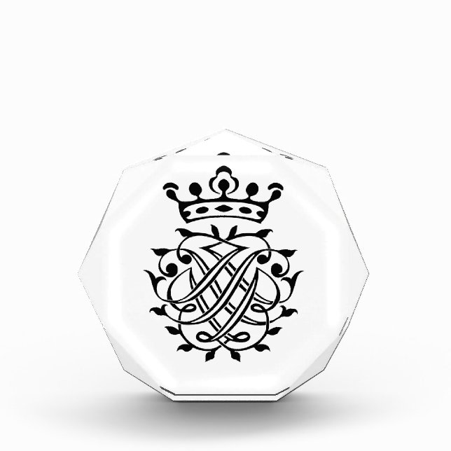 Bloque Para Fotos Johann Sebastian Bach Seal Escudo Monograma Insign (Anverso)