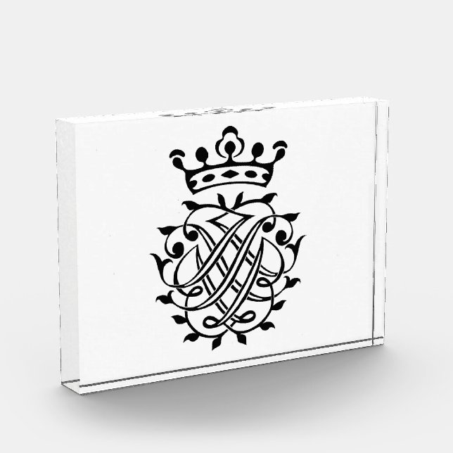 Bloque Para Fotos Johann Sebastian Bach Seal Escudo Monograma Insign (Izquierda)