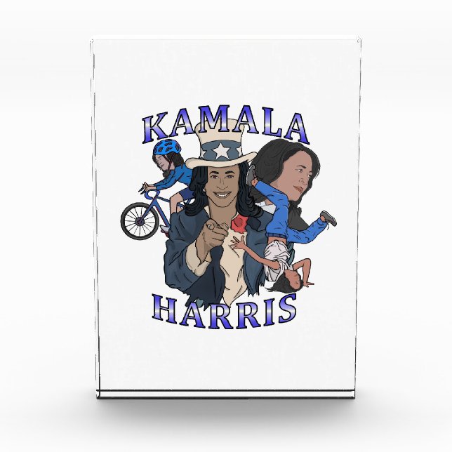 Bloque Para Fotos Kamala Harris Bootleg Rap Style (Anverso)