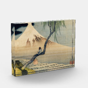 Bloque Para Fotos Katsushika Hokusai - Muchacho viendo el Monte Fuji