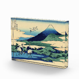 Bloque Para Fotos Katsushika Hokusai - Umegawa en la provincia de Sa