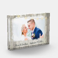 Keepsake, Boda de fotografía personalizada de Rust