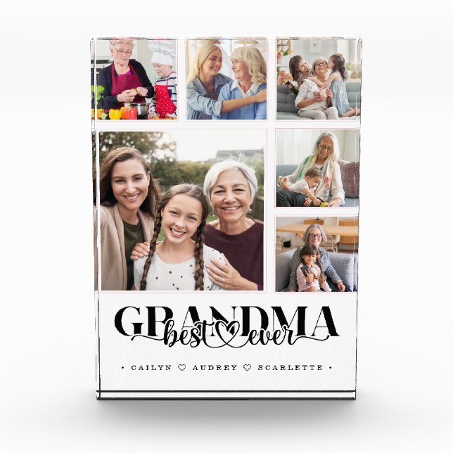 Bloque Para Fotos Keepsake, grupo de la abuela en la escuela moderna (Anverso)