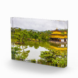 Bloque Para Fotos Kinkaku-ji O Pabellón Y Estanques De Oro, Kioto