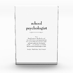 Bloque Para Fotos La definición de psicólogo escolar gracias a ti