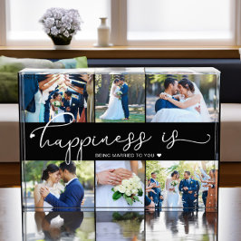 Bloque Para Fotos La felicidad está siendo casada contigo 6