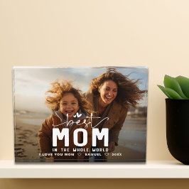 Bloque Para Fotos La mejor madre en el Día de la Madre del mundo