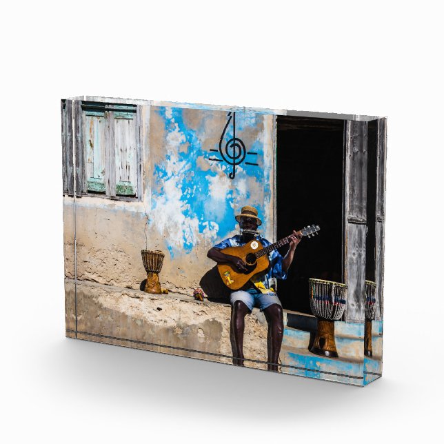 Bloque Para Fotos La música es la medicina de la mente (Derecha)